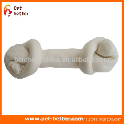 dog food white puffy round knotted bones for dog chews